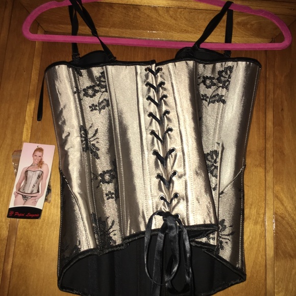 VINTAGE FLORAL CORSET - Picture 2 of 4